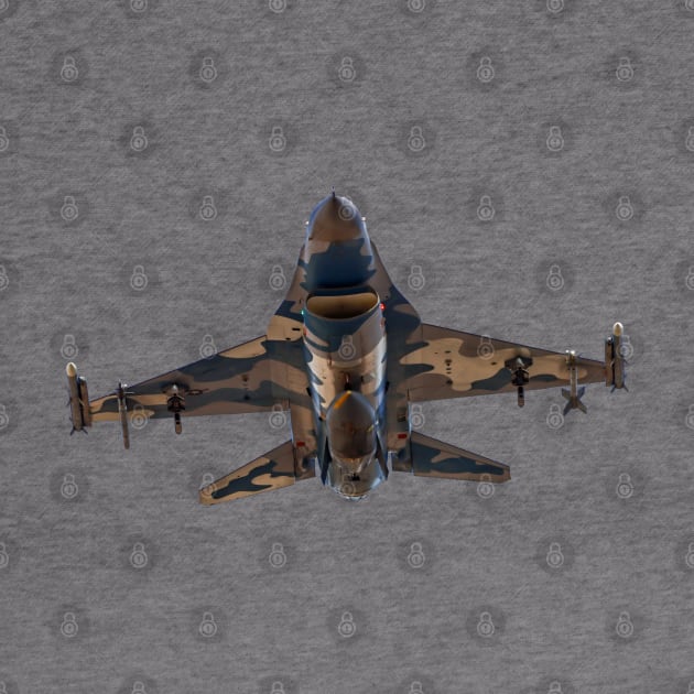 F-16 Blizzard Aggressor Head-On No Background by acefox1